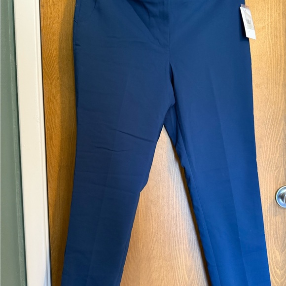 Chaus Pants - Chaus Blue Straight Leg Pants Professional Tailored Fit